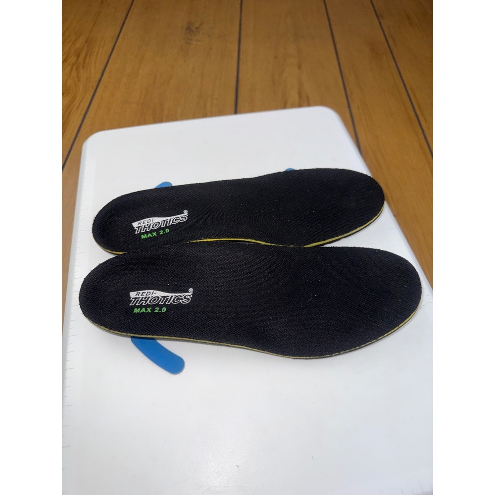 Redi-Thotics Max 2.0 Orthotic Insoles Black Rigid Arch Support Womens 7-9